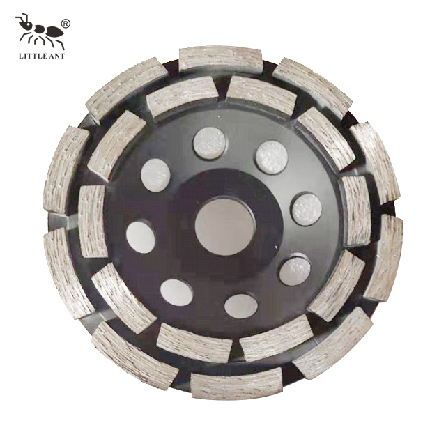 ∮125mm Double rangée meule métal liant grossier pour le meulage du béton 