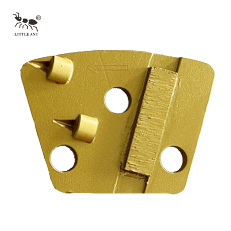 Plaque de meulage diamant en métal PCD, trou plus grand pour le béton, nouveau produit 