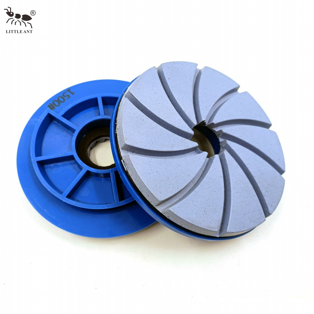 Tampon de polissage de la résine de serrure de petite fourmi avec le pvc bailleur de fonds en marbre en marbre terrazzo quartz
