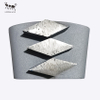 Petite fourmi rhomboïde diamant segmenté HTC sol métal diamant plaque de meulage trapèze pour Machine