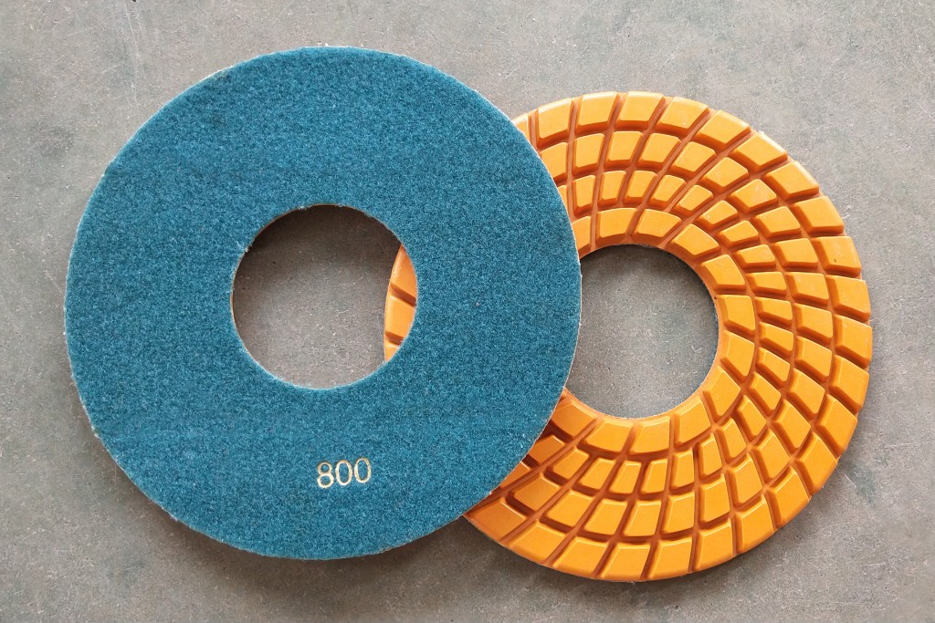Petite fourmi 250 mm 10 pouces de polissage de plancher résine Spirale pour outil de puissance en marbre en marbre terrazzo quartz