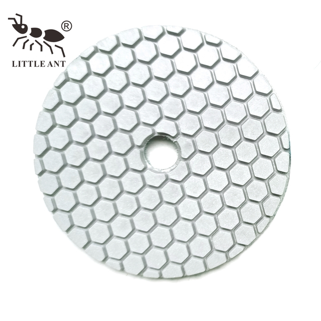 LITTLE ANT – tampons de polissage hybrides en 5 étapes, grain de diamant, marbre pressé, granit, Quartz, porcelaine, béton, Surface