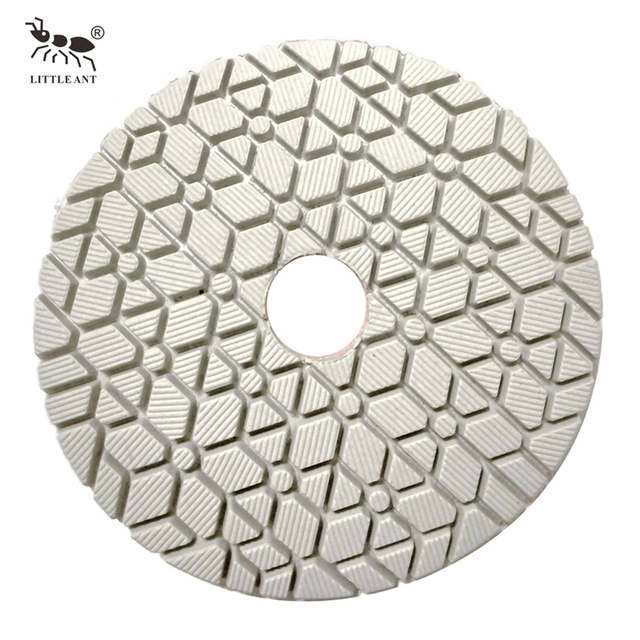 Petite fourmi 3 étapes pilier diamant coussinet de polissage humide flexible pour le béton de calcaire en granite en marbre en marbre en marbre