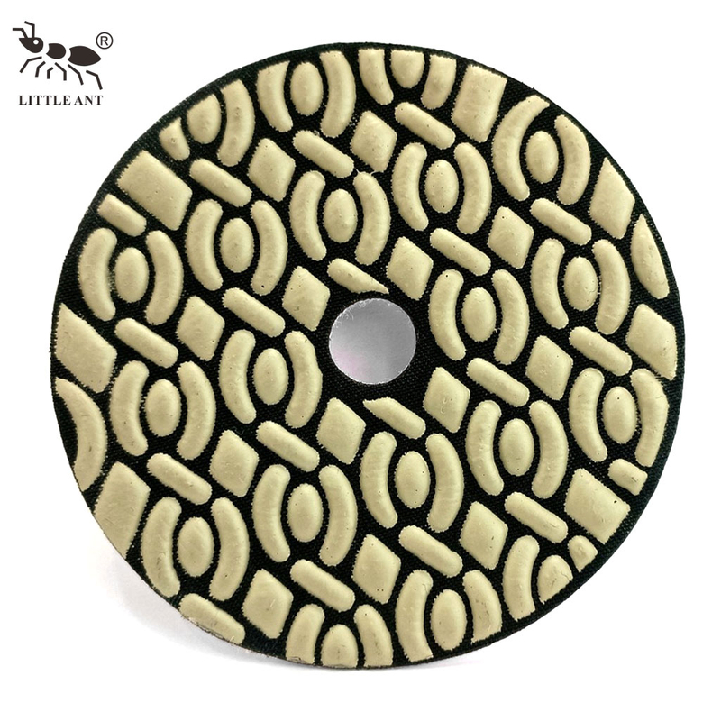 Petite fourmi 4inch 100 mm Pousque de polissage sec pour grès Granite Marble Terrazzo Quartz