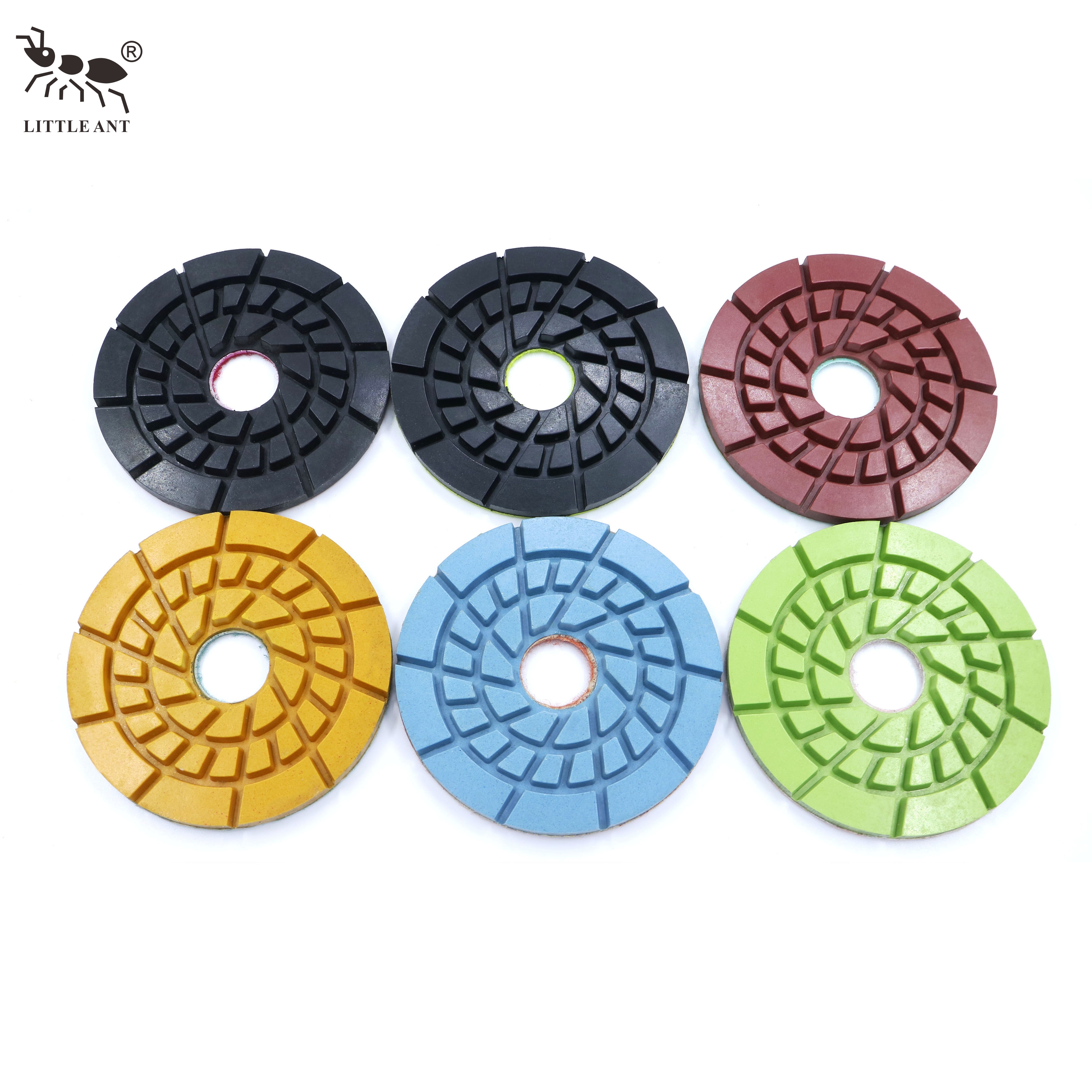 Petite fourmi 5 '125 mm verrouillage d'escargot de résine de résine PALIGNE PLUS AVEC PVC SAUDING Utilisation de 5 pouces en marbre en marbre Granite Quartz