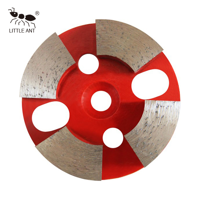 LITTLE ANT – plaque de meulage circulaire en métal, pour secteur du béton, utilisation sèche et humide, grossière