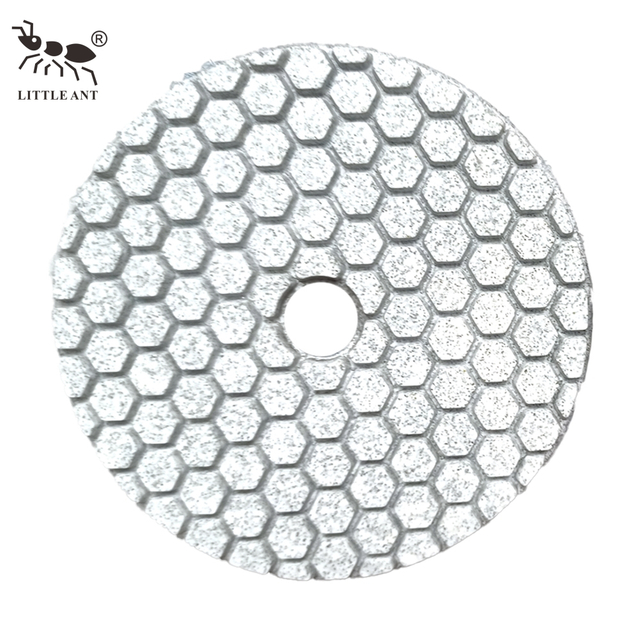 Petite fourmi diamant grain à 5 étapes hybride en marbre en marbre en marbre en marbre en porcelaine en porcelaine Poussinets de polissage en béton Surface