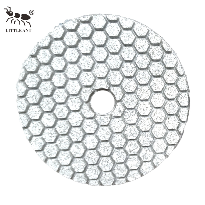Petite fourmi diamant grain à 5 étapes hybride en marbre en marbre en marbre en marbre en porcelaine en porcelaine Poussinets de polissage en béton Surface