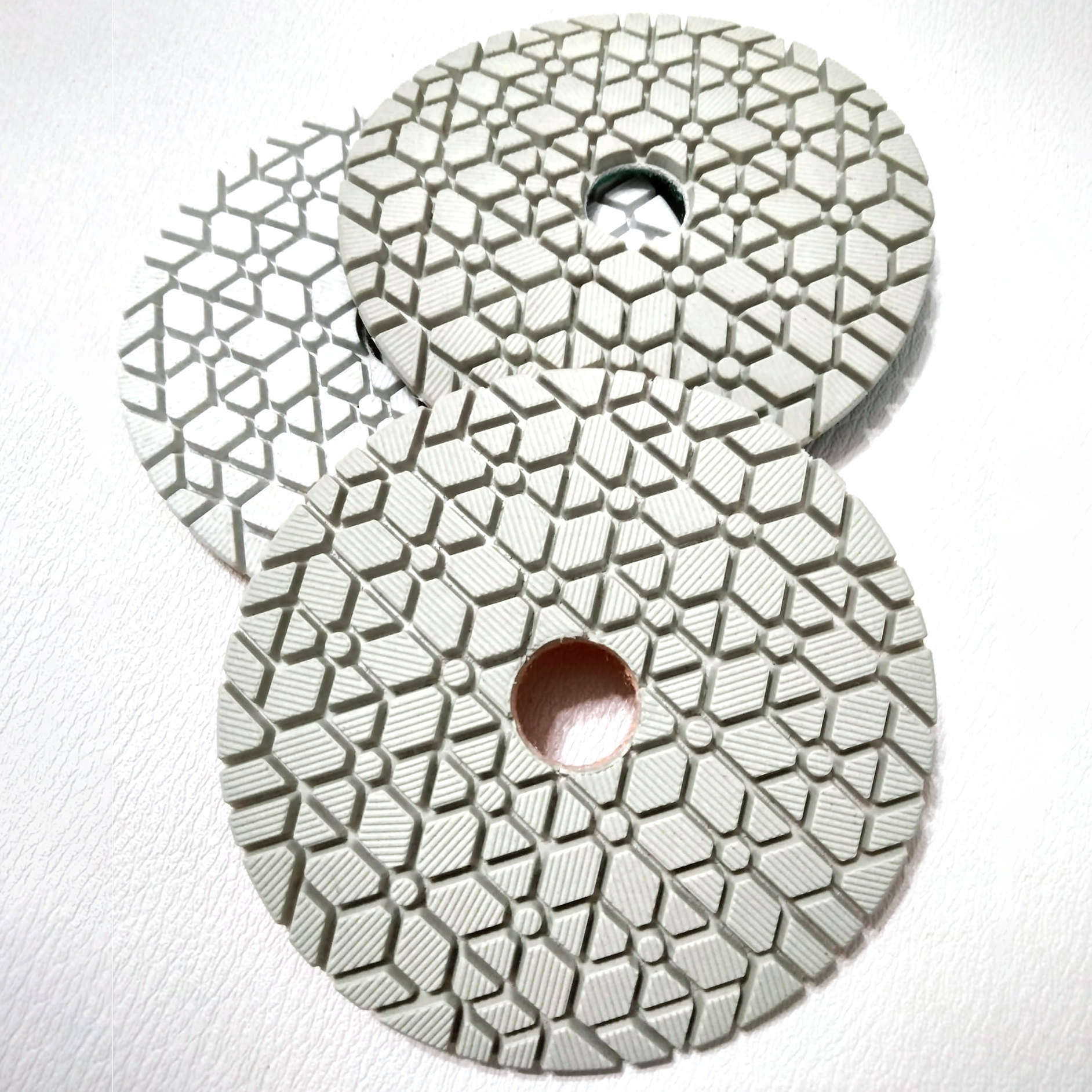 Petite fourmi 3 étapes pilier diamant coussinet de polissage humide flexible pour le béton de calcaire en granite en marbre en marbre en marbre