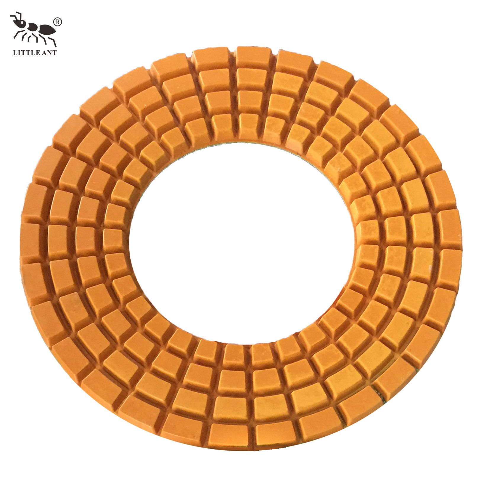 Petite fourmi 320 mm Plan de polissage du sol en résine Big Hole 4 Row for Power Tool Granite Marble Terrazzo Quartz