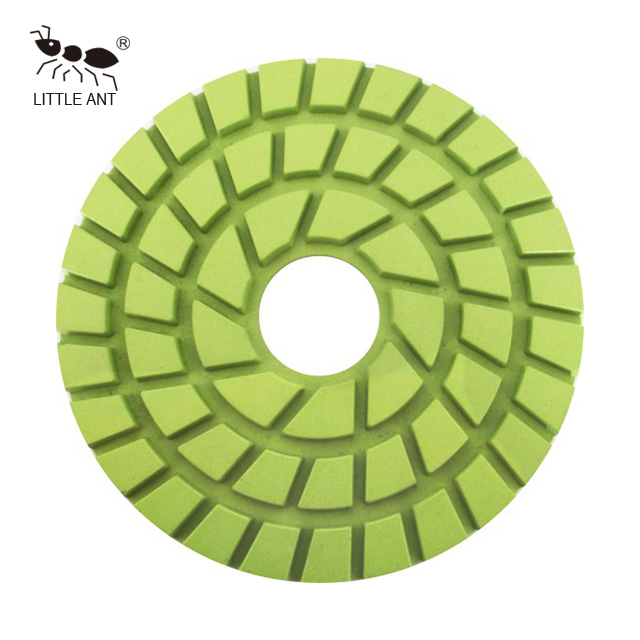 Petite fourmi 180 mm 7 'Tampon de polissage du sol en résine haute netteur usage humide Utilisation en marbre en granit terrazzo quartz