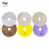 Petite fourmi 3 ou 4 étapes Modèle de fleur Tampon de polissage humide diamant flexible pour le béton de calcaire en granite en marbre en marbre en marbre