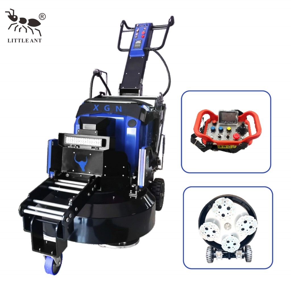 LITTLE ANT – grande rectifieuse intelligente télécommandée à double entraînement, XGN-966pro, Endurance en cas de panne de courant 