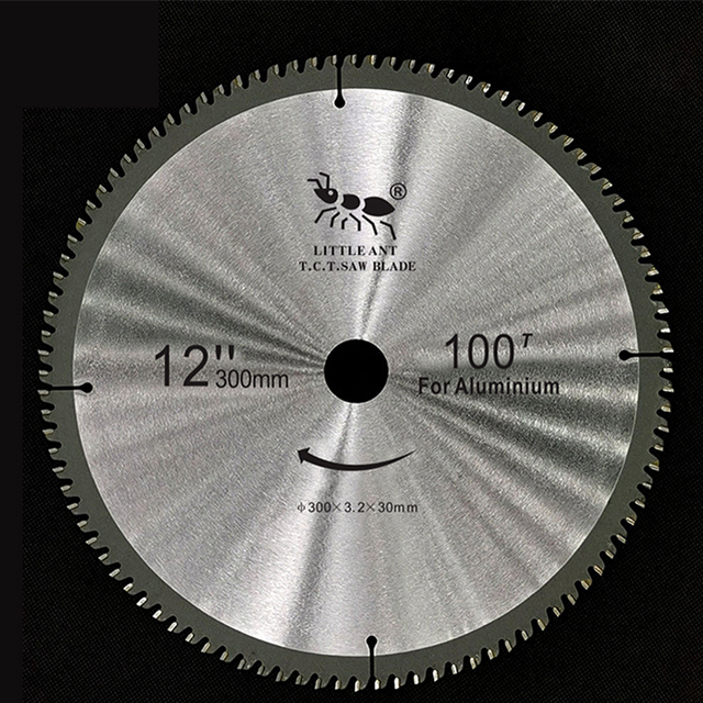 Lame de scie circulaire de coupe en aluminium TCT de 12 pouces à 100 dents