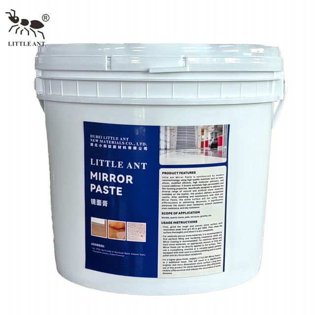 Pâte de polissage miroir en pierre LITTLE ANT, pour finition de comptoir en marbre, granit et Quartz