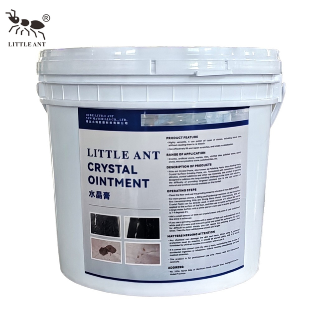 Pâte de polissage en cristal de pierre LITTLE ANT, pour finition brillante de sol en marbre, granit, Terrazzo